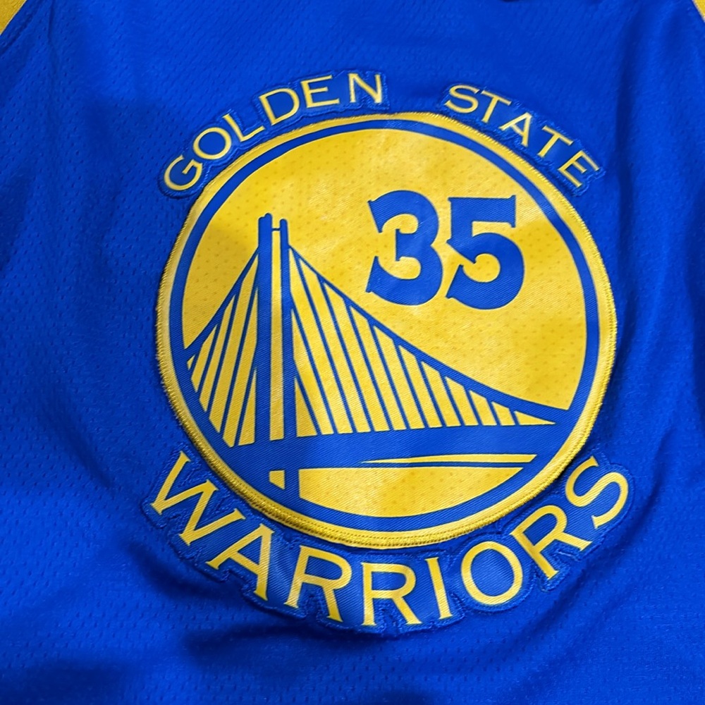 Kevin Durant Golden State Warriors Jersey Youth Large - Picture 2 of 4